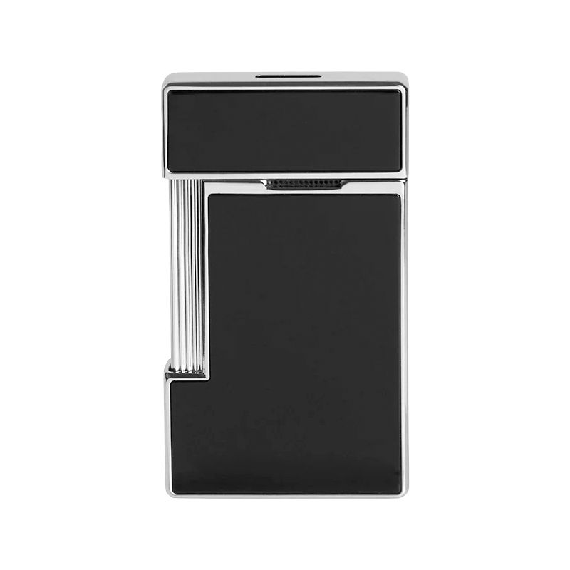 S. T. DUPONT Accendino Slimmy Cromo Laccato Nero  028001