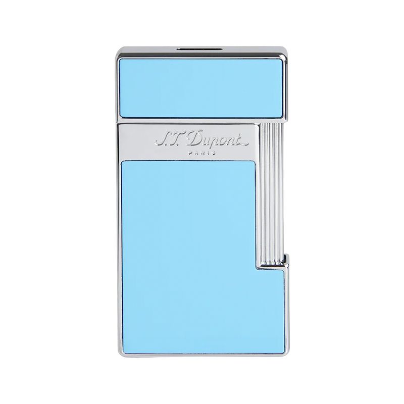 S. T. DUPONT Accendino Slimmy Laccato Azzurro  028007