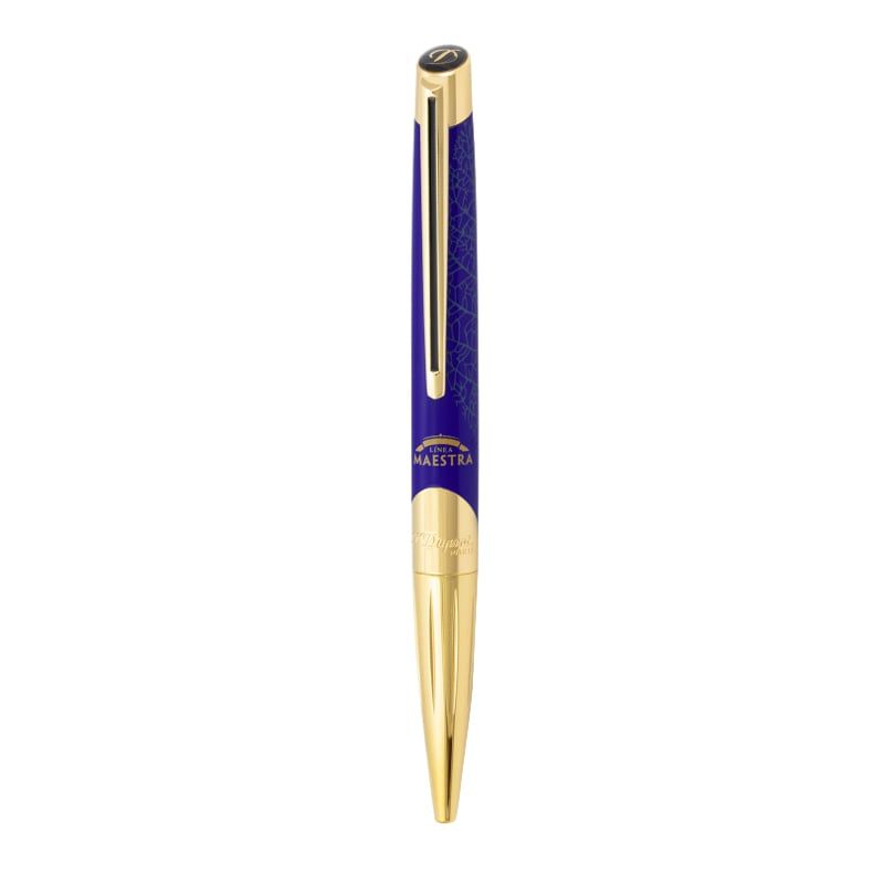 S. T. DUPONT Penna a Sfera Defi Millenium Partagas Blu / Dorato  405095