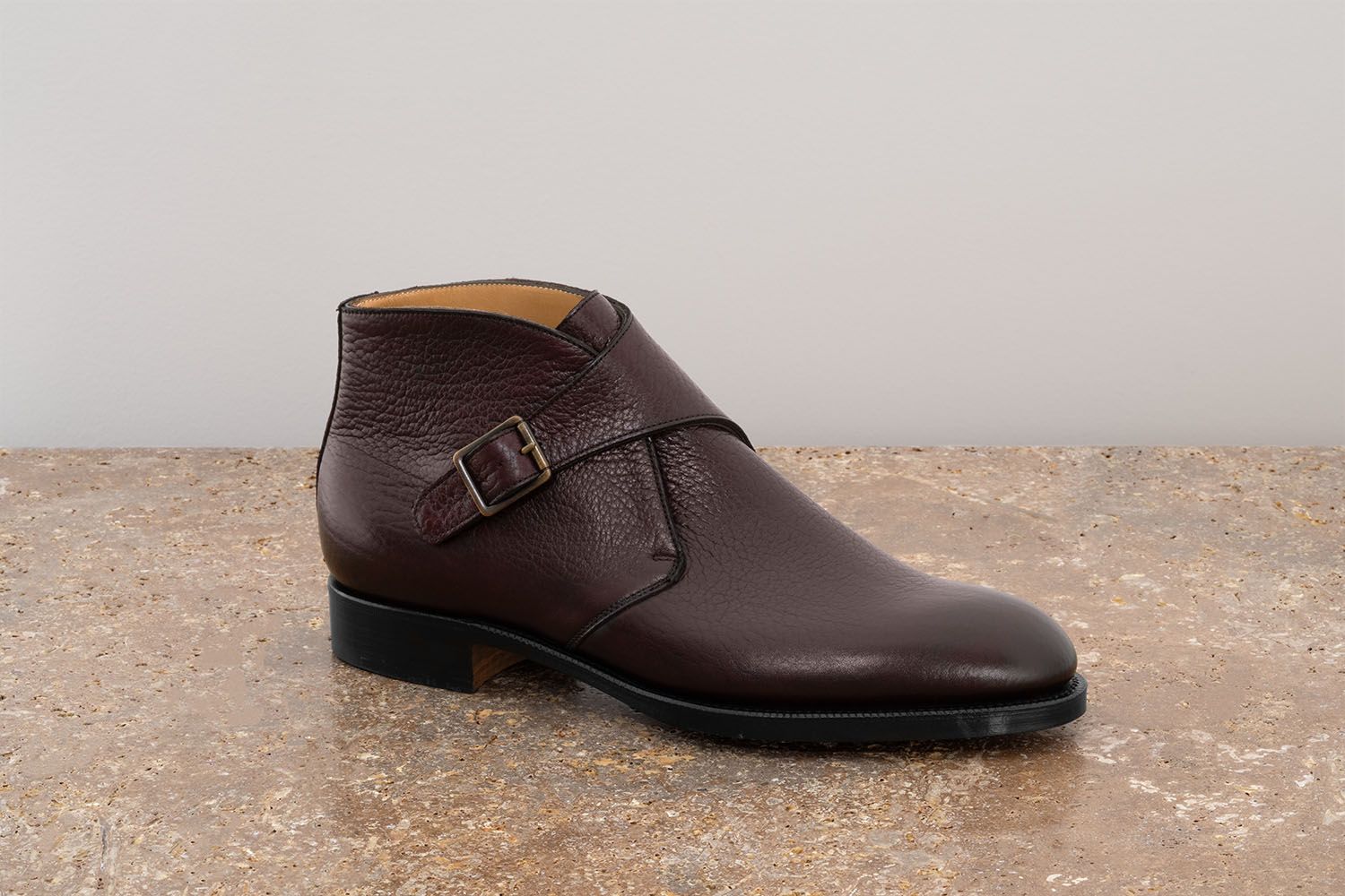 Edward Green Ravenstone - Stivaletto Alla Caviglia Con Fibbia - Burgundy  RAVENSTONE