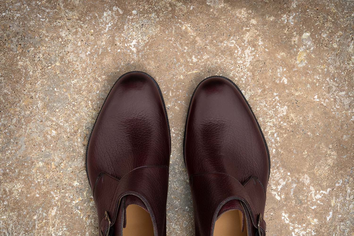 Edward Green Ravenstone - Stivaletto Alla Caviglia Con Fibbia - Burgundy  RAVENSTONE
