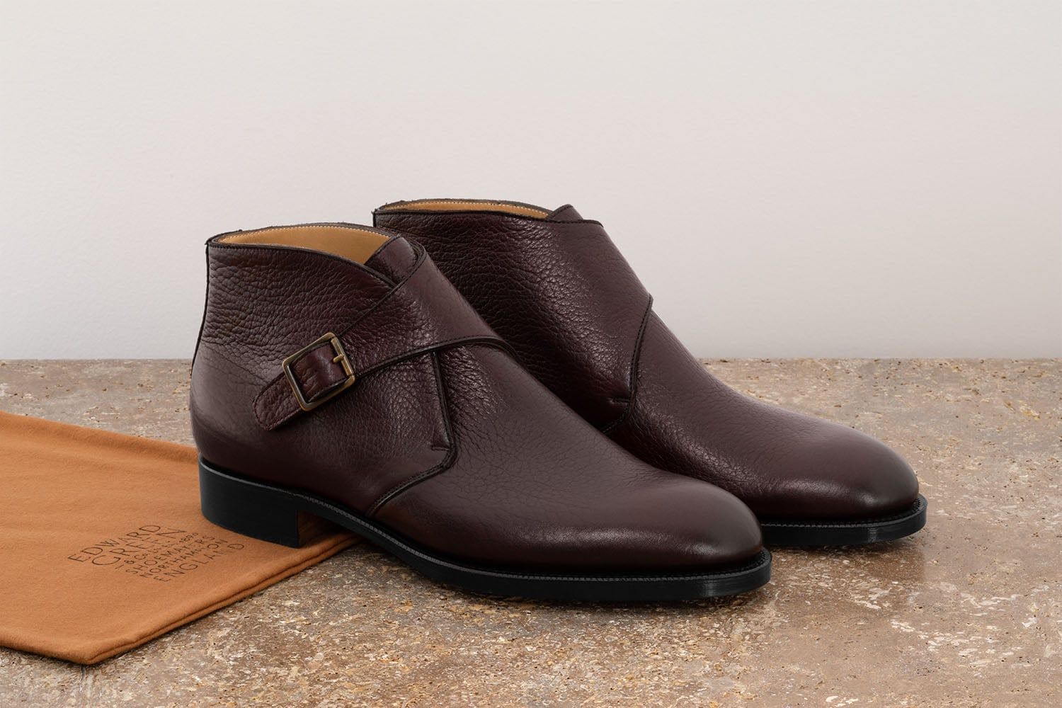 Edward Green Ravenstone - Stivaletto Alla Caviglia Con Fibbia - Burgundy  RAVENSTONE