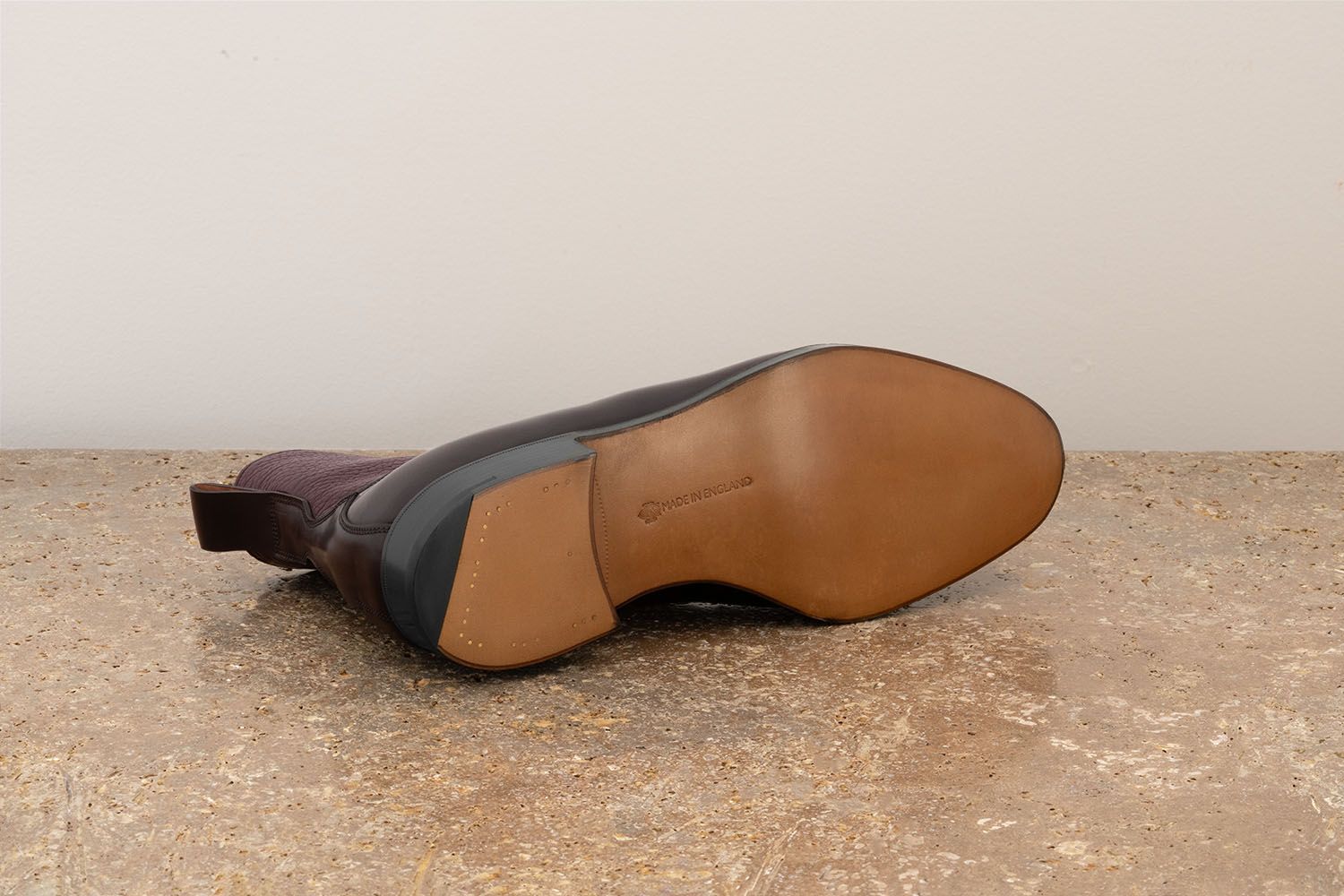 EDWARD GREEN Galway - Stivaletto Con Stringhe - Aubergine  GALWAY