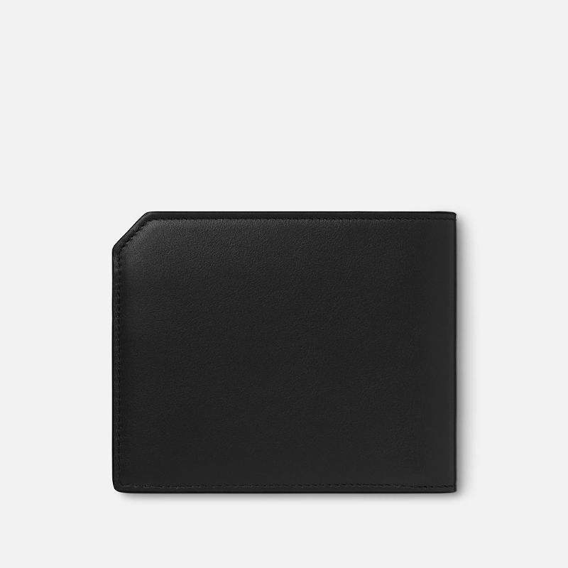 MONTBLANC Portafoglio Nero 4 Scomparti Meisterstück Selection Soft Con Portamonete  131247