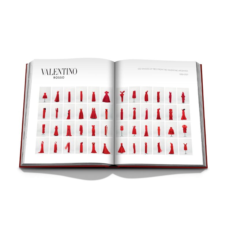 ASSOULINE Libro Valentino Rosso 30.7 x 6.5 x H 39 CM 9781649801807