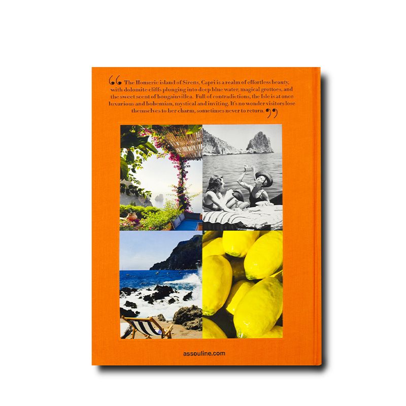 ASSOULINE Libro Capri Dolce Vita 24.9 x 3.3 x H 33.3 CM 9781614287834