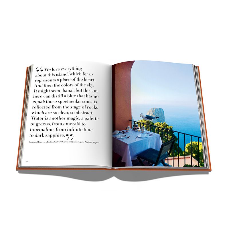 ASSOULINE Libro Capri Dolce Vita 24.9 x 3.3 x H 33.3 CM 9781614287834