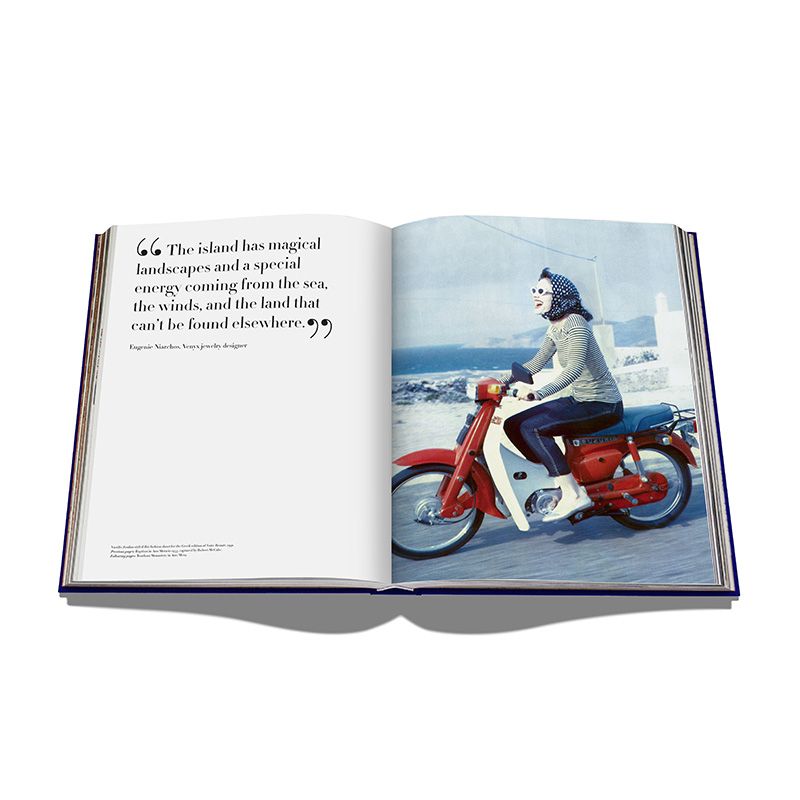 ASSOULINE Libro Mykonos Muse 24.7 x 3.7 x H 33 CM 9781614286905