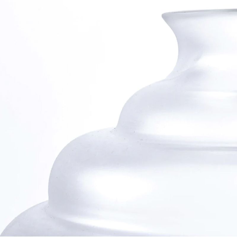 VENINI Vaso Dèco Extrasmall Cristallo Sabbiato  17 CM - H 18 CM 707.08