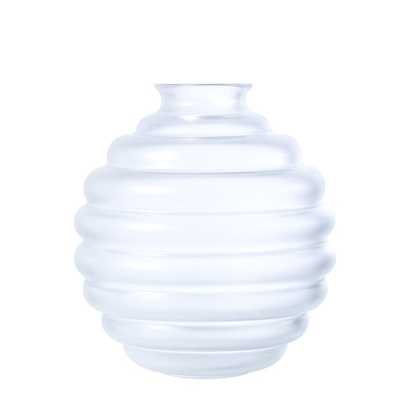 VENINI Vaso Dèco Small Cristallo Sabbiato 24.5 / Ø 23 CM 707.07