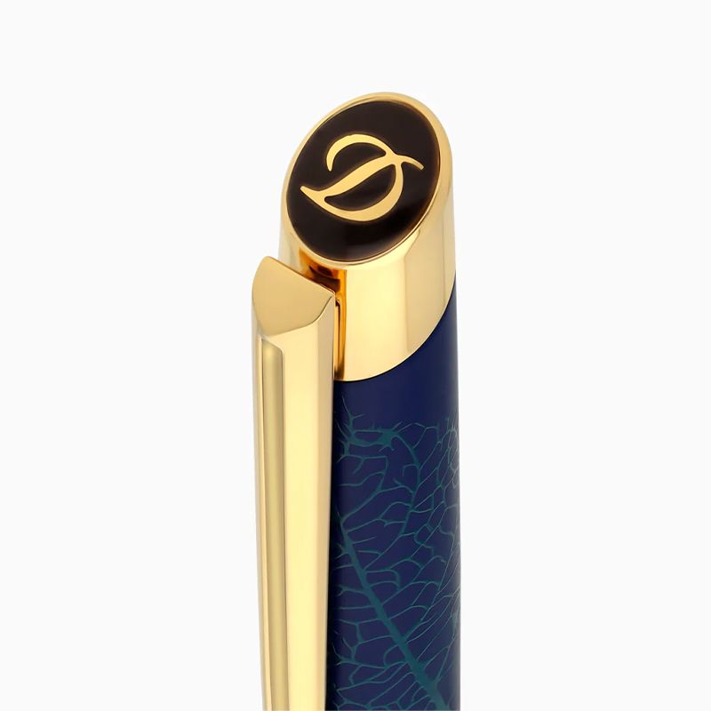 S. T. DUPONT Penna a Sfera Defi Millenium Partagas Blu / Dorato  405095