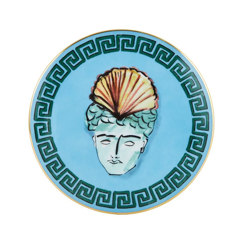 GINORI 1735 Scatola Portaoggetti Il Viaggio Di Nettuno Sea Blue H 5.3 CM / Ø 13.2 CM 017RG02 FX5080LXG00129900