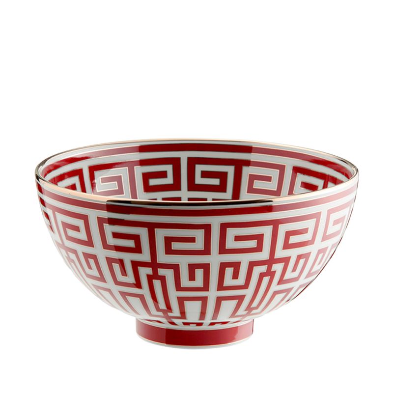GINORI 1735 Coppa Gio Ponti Labirinto Scarlatto H 11.5 CM / Ø 21.5 CM 020RG00 FG649901G00125300