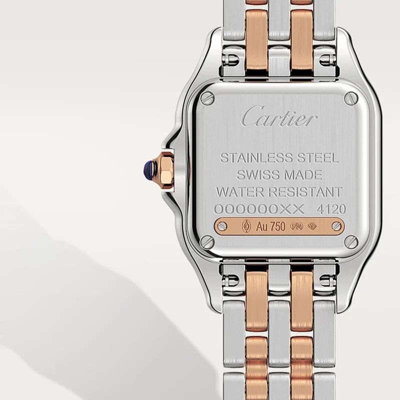 CARTIER Panthère De Cartier Modello Piccolo, Oro Rosa E Acciaio, Diamanti 22 X 30 MM W3PN0006