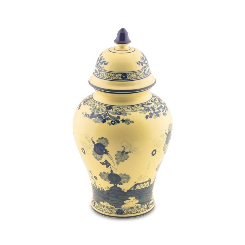 GINORI 1735 Vaso Potiche Oriente Italiano Citrino H 31 CM / Ø 16.2 CM 016RG02 FA5350010310G00123900