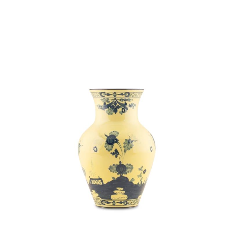 GINORI 1735 Vaso Ming Oriente Italiano Citrino H 25 CM / Ø 16 CM 016RG02 FG6132010250G00123900