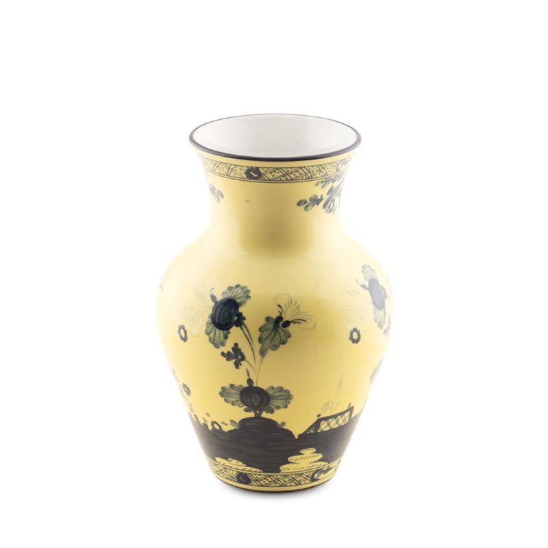 GINORI 1735 Vaso Ming Oriente Italiano Citrino H 25 CM / Ø 16 CM 016RG02 FG6132010250G00123900