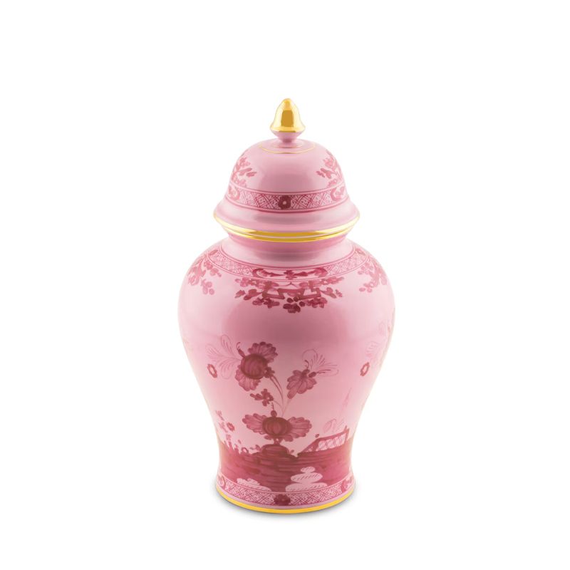 GINORI 1735 Vaso Potiche Oriente Italiano Porpora H 31 CM / Ø 16.2 CM 016RG02 FA5350010310G00124200