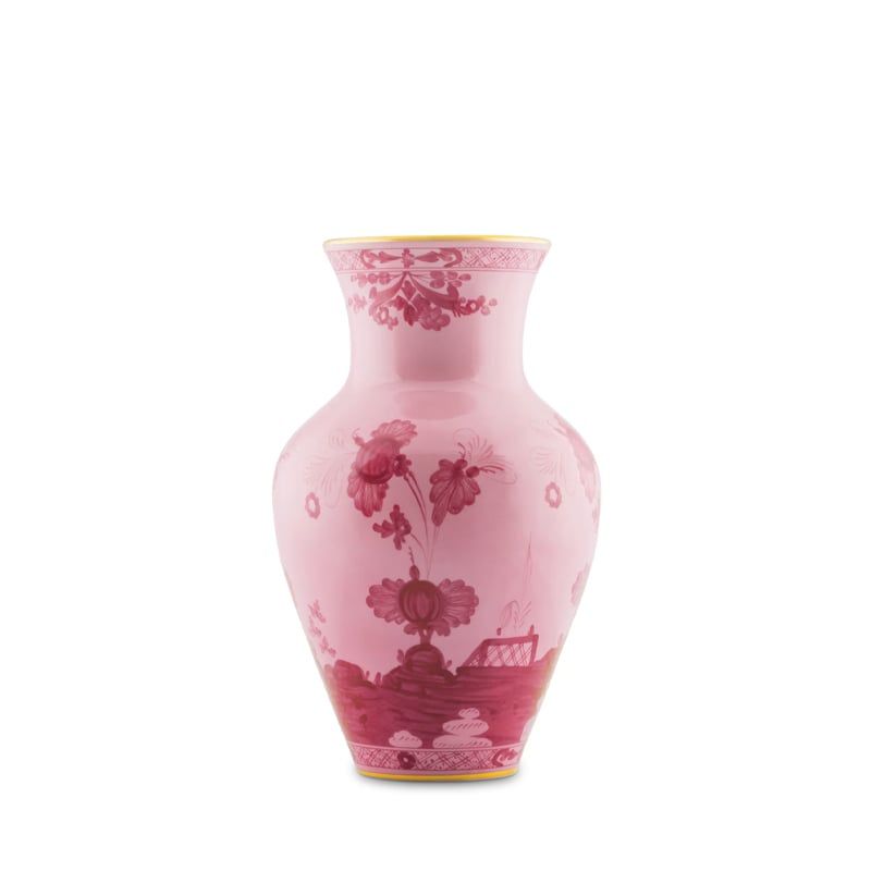 GINORI 1735 Vaso Ming Grande Oriente Italiano Porpora H 30 CM / Ø 17.5 CM 016RG02 FG6133010300G00124200