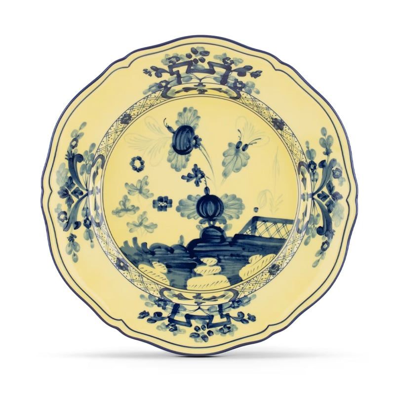 GINORI 1735 Piatto Piano Oriente Italiano Citrino Ø 26.5 CM 003RG00 FPT110010265G00123900