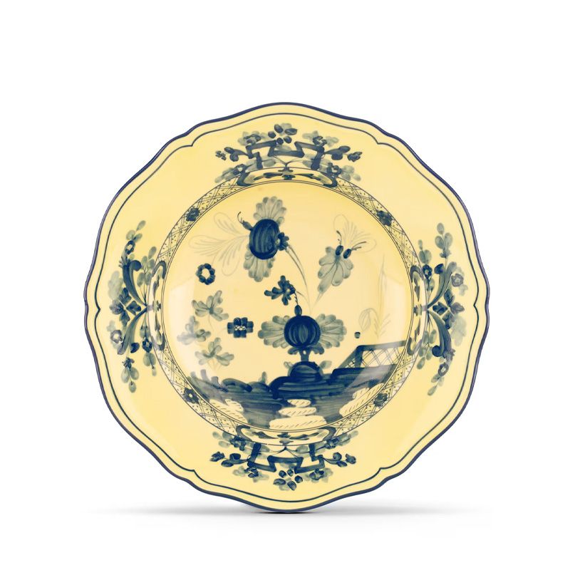 GINORI 1735 Piatto Fondo Oriente Italiano Citrino Ø 24 CM 003RG00 FPT210010240G00123900