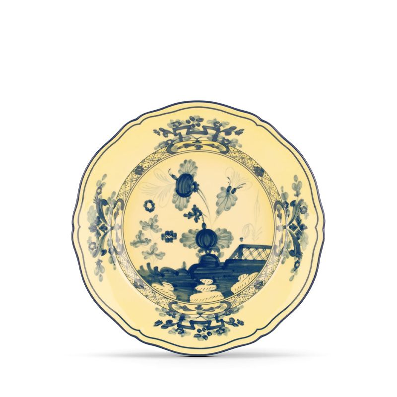 GINORI 1735 Piatto Da Dessert Oriente Italiano Citrino Ø 21 CM 003RG00 FPT110010210G00123900