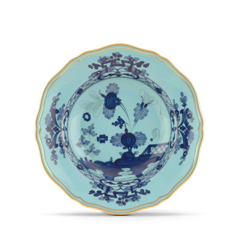 GINORI 1735 Piatto Fondo Oriente Italiano Iris Ø 24 CM 003RG00 FPT210010240G00124300
