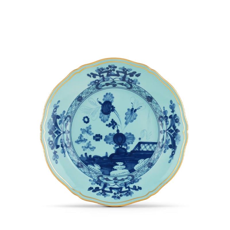 GINORI 1735 Piatto Da Dessert Oriente Italiano Iris Ø 21 CM 003RG00 FPT110010210G00124300