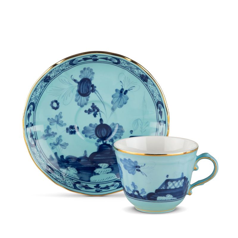GINORI 1735 Tazza Da Caffè Oriente Italiano Iris H 5.6 CM / Ø 7.1 CM 003RG00 FTZ301010120G00124300