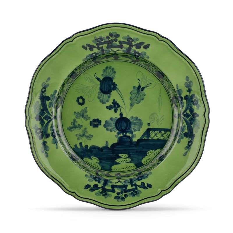 GINORI 1735 Piatto Piano Oriente Italiano Malachite Ø 26.5 CM 003RG00 FPT110010265G00123600