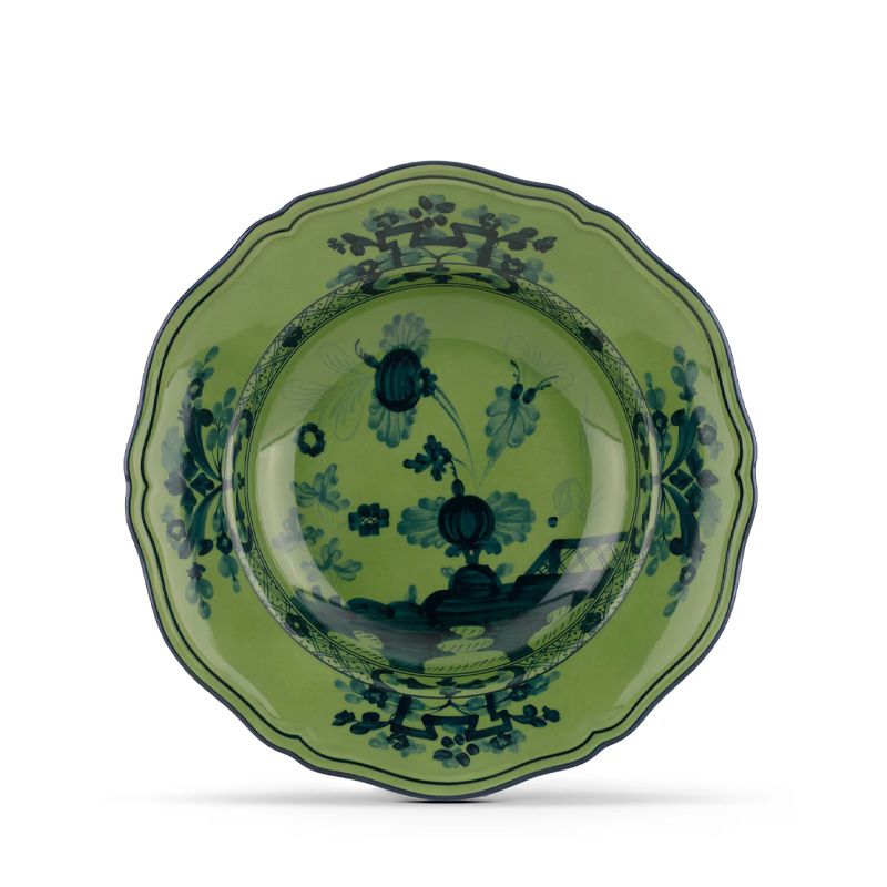 GINORI 1735 Piatto Fondo Oriente Italiano Malachite Ø 24 CM 003RG00 FPT210010240G00123600