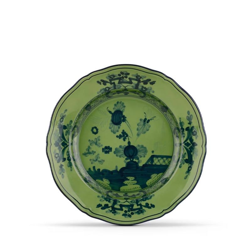 GINORI 1735 Piatto Da Dessert Oriente Italiano Malachite Ø 21 CM 003RG00 FPT110010210G00123600