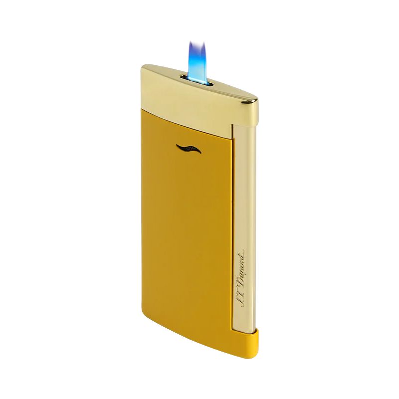 S. T. DUPONT Accendino Slim 7 Miele e Dorato  027775