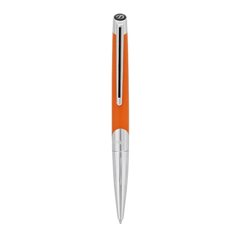 S. T. DUPONT Penna a Sfera Défi Millennium Arancione Matte e Argentata  405737