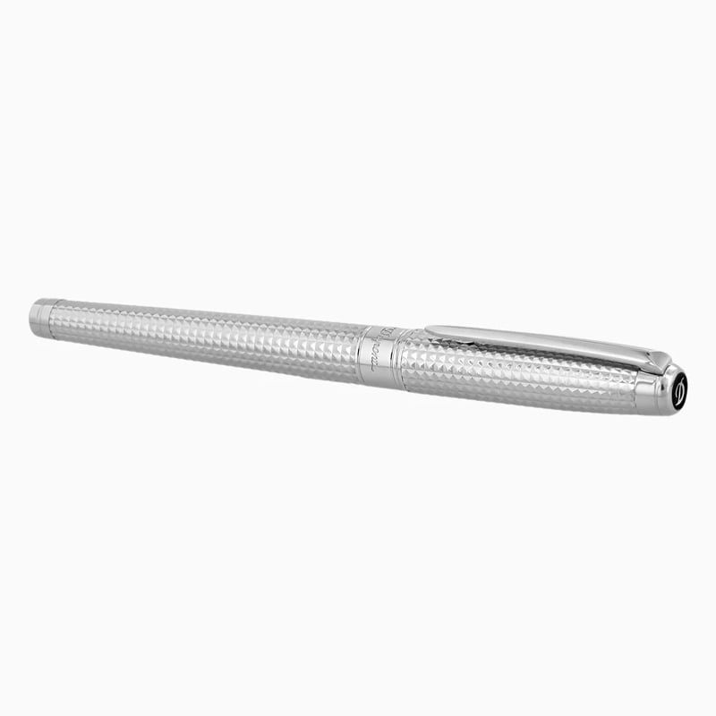 S. T. DUPONT Stilografica Line D Eternity Punta Media in Diamante Palladio  420014M