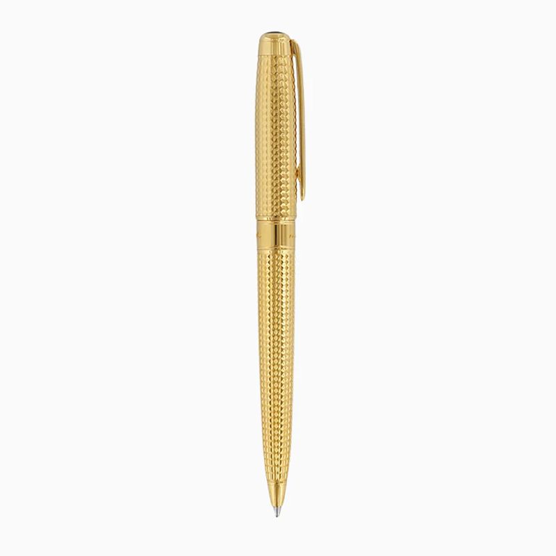 S. T. DUPONT Penna a Sfera Line D Eternity Grande Punta in Diamante Dorato  425015L