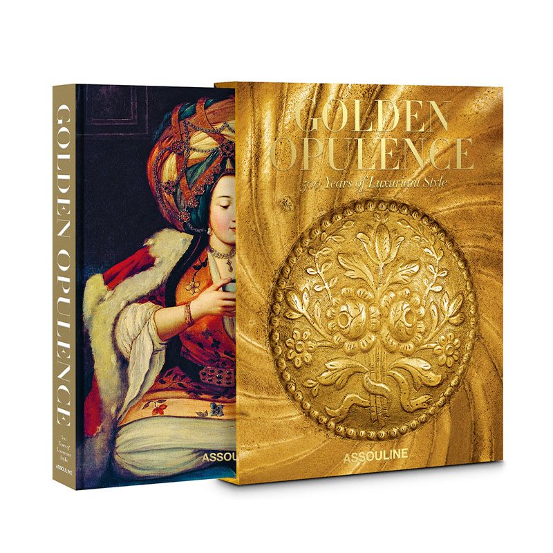 ASSOULINE Libro Golden Opulence: 500 Years of Luxuriant Style 30.1 x 5 x H 38.2 CM 9781649802859
