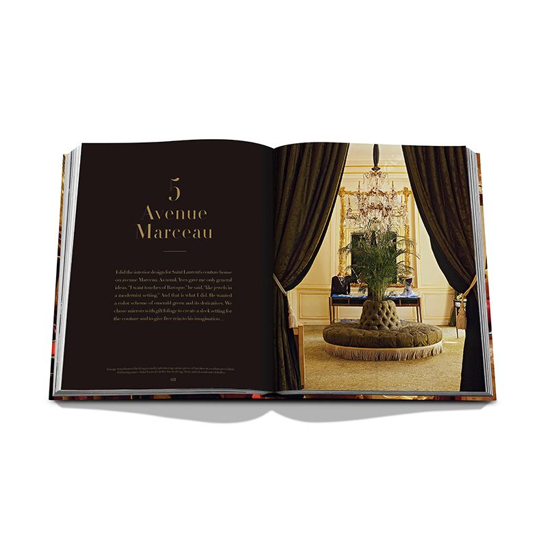 ASSOULINE Libro Yves Saint Laurent At Home 24.8 x 3.8 x H 33 CM 9781649801234