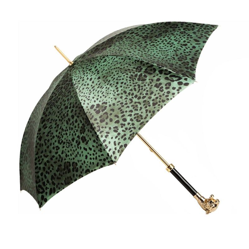 PASOTTI Ombrello Da Donna Animal Leopardato Verde  189
