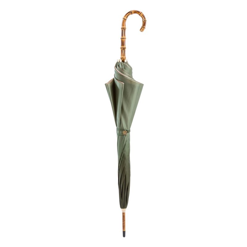 PASOTTI Ombrello Da Donna Animal Sfumato Verde Scuro Interno Foresta/Leopardo  397*21284-19*991-48*Z20