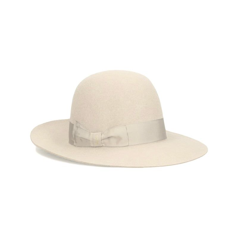 BORSALINO Cappello Eleonora Feltro Tesa Larga Panna  E212993