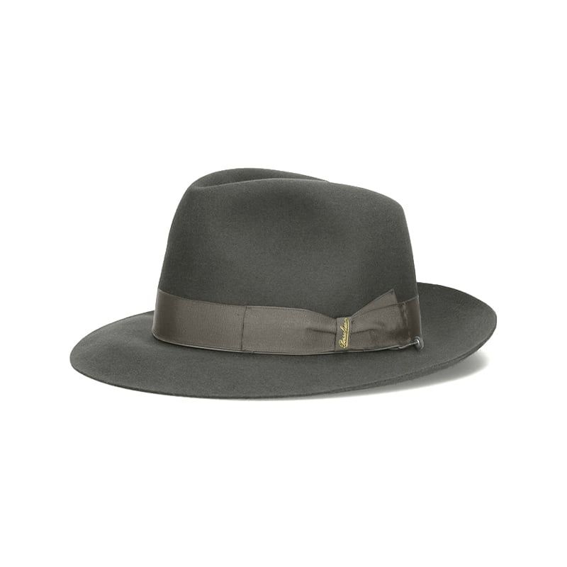 BORSALINO Cappello Fedora Federico Feltro Tesa Media Bismuto  E114336