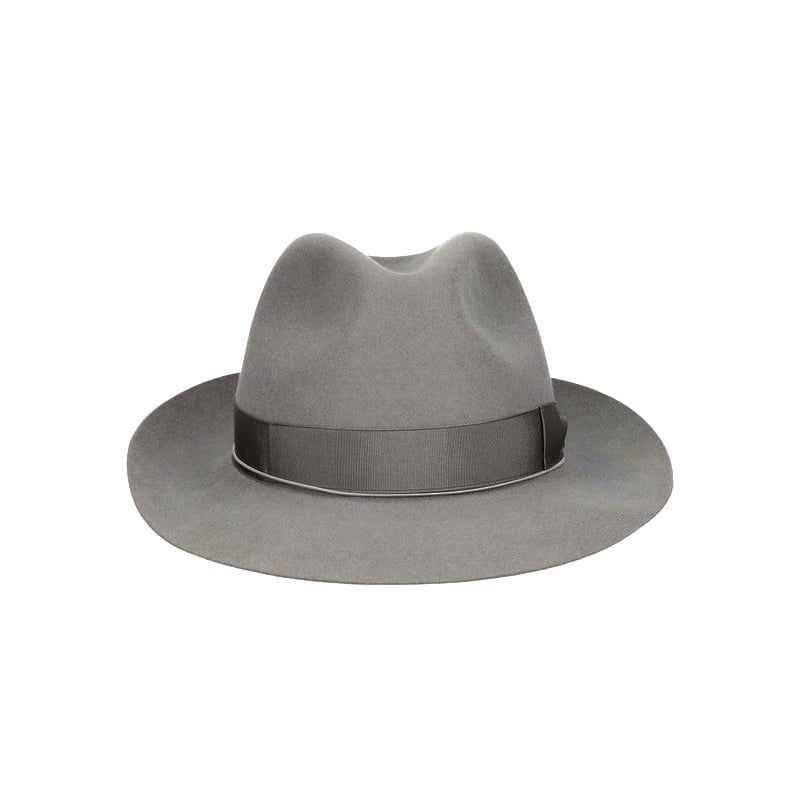 BORSALINO Cappello Fedora Federico Feltro Tesa Media Vaiato  E114336