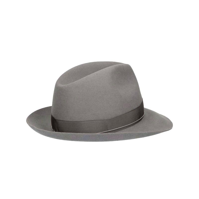 BORSALINO Cappello Fedora Federico Feltro Tesa Media Vaiato  E114336