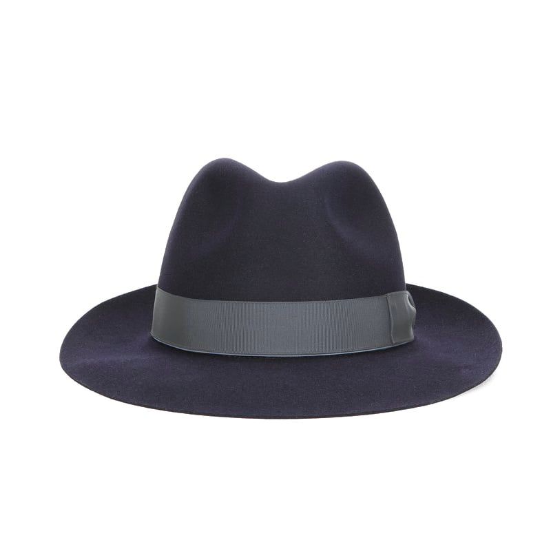 BORSALINO Cappello Fedora Federico Feltro Tesa Media Egeo  E114336