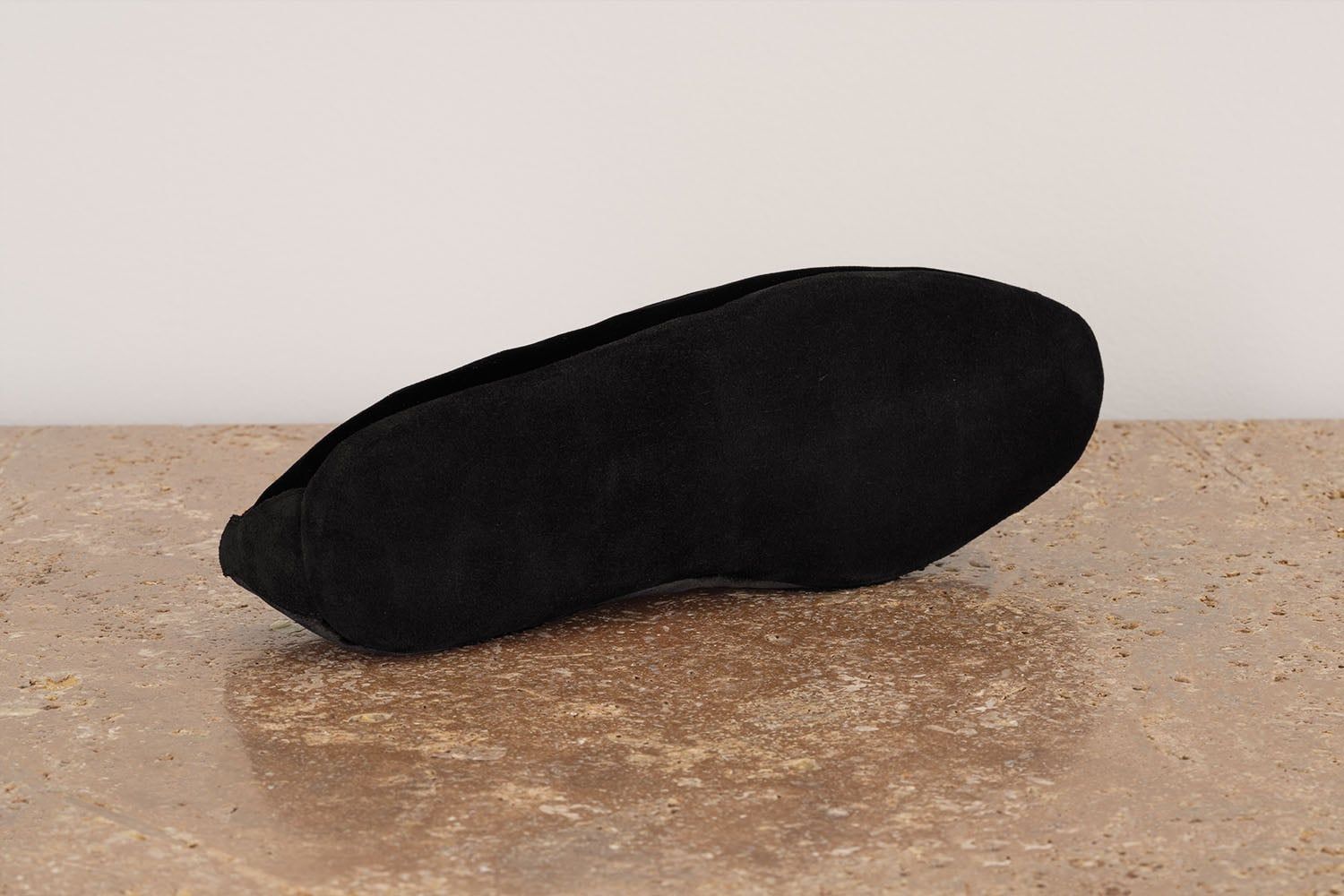 ASTRUA Creazioni Pantofola Slipper Friulana Velluto Nero  32034