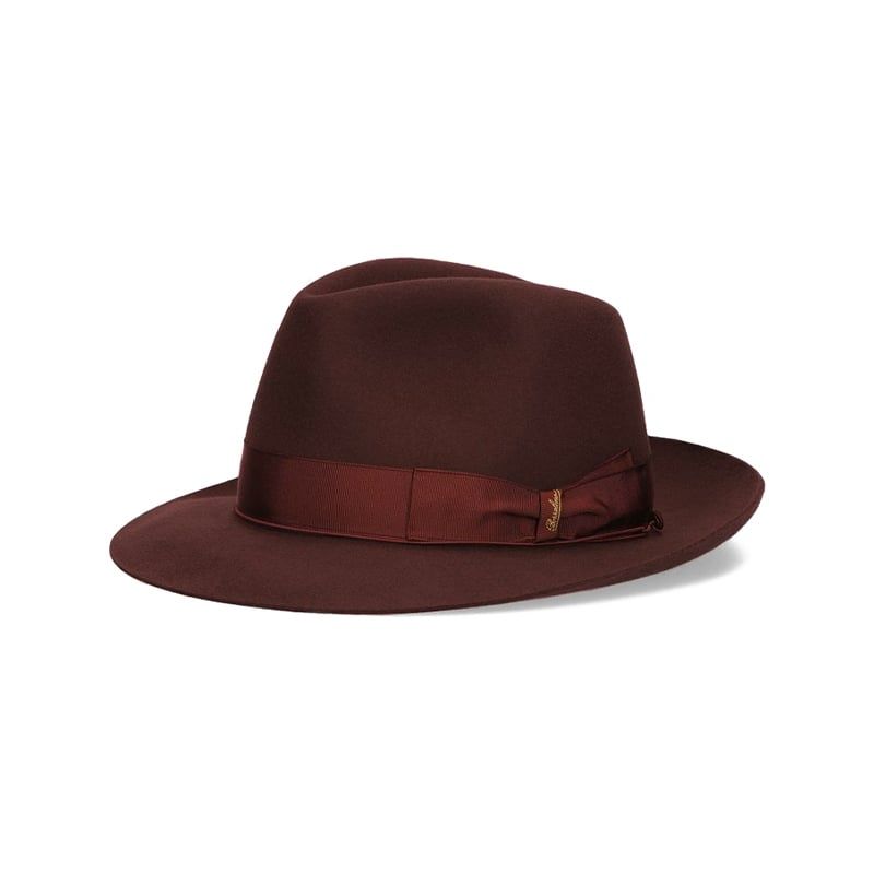 BORSALINO Cappello Federico Feltro Beaver Tesa Media Porto  E400001