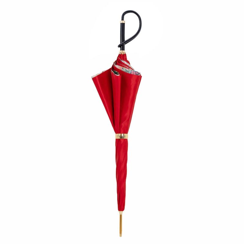 PASOTTI Ombrello Da Donna Lux Rosso Interno Cashmere Multicolor  189*26*VD031-1*A