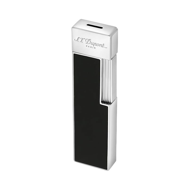 S. T. Dupont Accendino Twiggy Cromo e Lacca Nera  030001