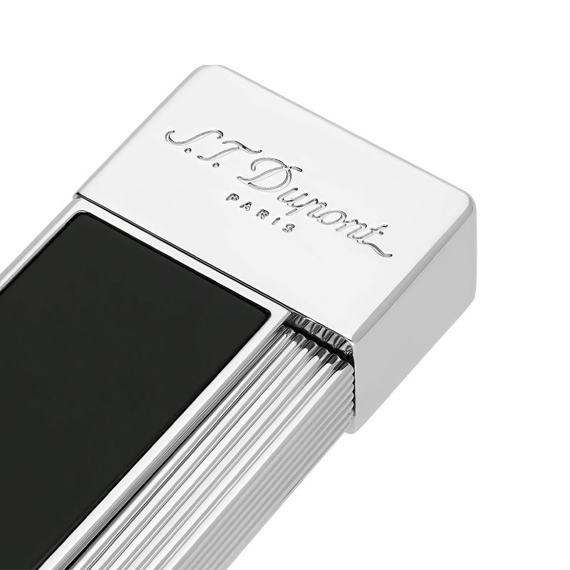 S. T. Dupont Accendino Twiggy Cromo e Lacca Nera  030001